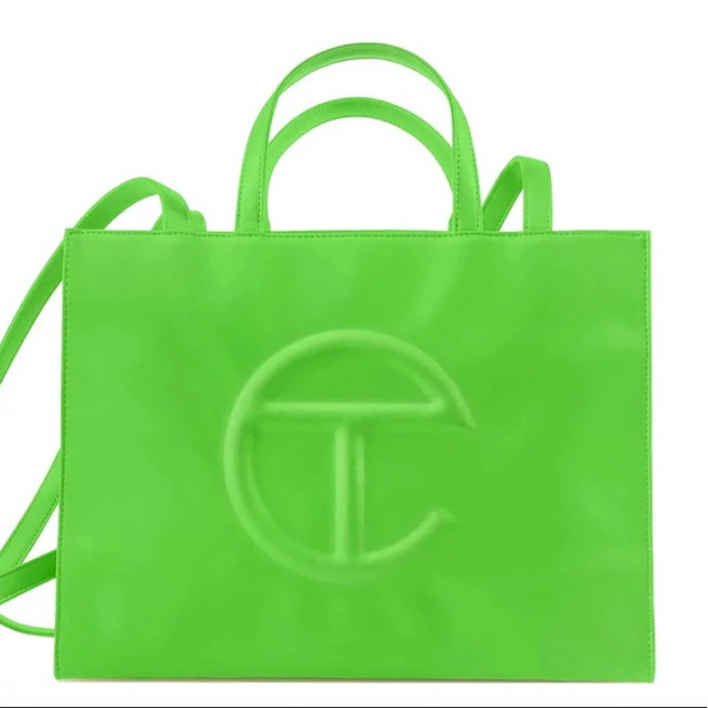 NWT Telfar Medium Green highlighter bag